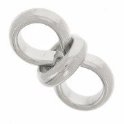 12x6mm 304L stainless steel Double plunger for 4mm cord x1|raw }}