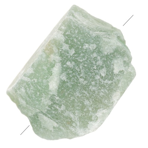 15-25mm irregular rough gemstone bead - Aventurine x1