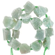 15-25mm irregular rough gemstone bead - Aventurine x1