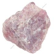 20-30mm irregular rough gemstone bead - Strawberry Quartz x1|raw }}