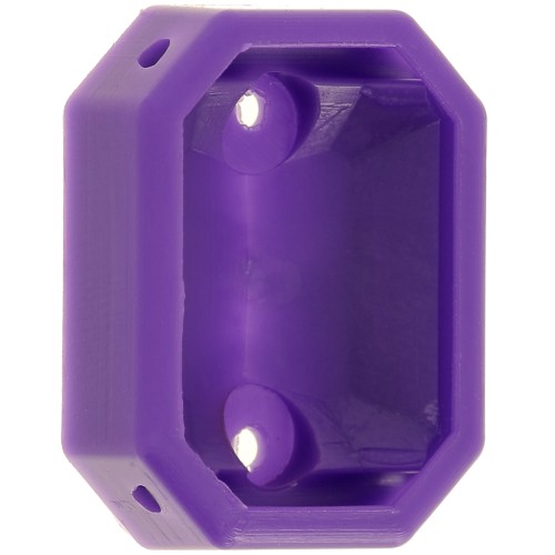 18x13mm Plastic Octagon setting for cabochon 4627 - Purple x1