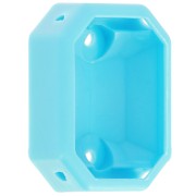 18x13mm Plastic Octagon setting for cabochon 4627 - Turquoise x1|raw }}