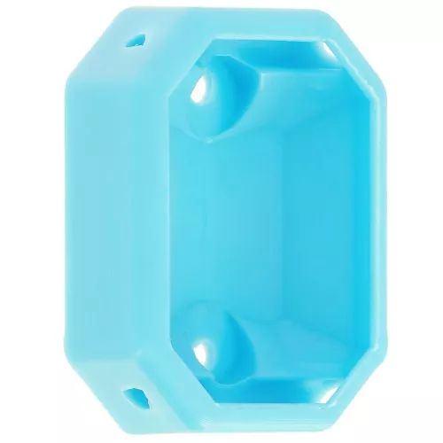 18x13mm Plastic Octagon setting for cabochon 4627 - Turquoise x1