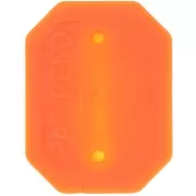 18x13mm Plastic Octagon setting for cabochon 4627 - Orange x1