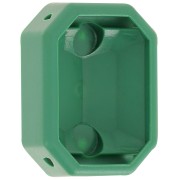 18x13mm Plastic Octagon setting for cabochon 4627 - Dark Green x1|raw }}
