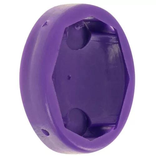 18x13mm Plastic oval setting for cabochon 4120 - Purple x1