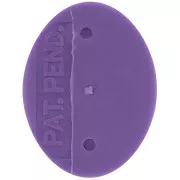 18x13mm Plastic oval setting for cabochon 4120 - Purple x1