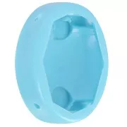 18x13mm Plastic oval setting for cabochon 4120 - Turquoise x1