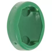 18x13mm Plastic oval setting for cabochon 4120 - Dark Green x1