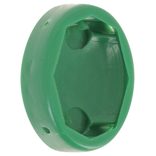 18x13mm Plastic oval setting for cabochon 4120 - Dark Green x1