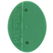 18x13mm Plastic oval setting for cabochon 4120 - Dark Green x1