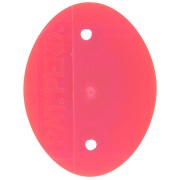 18x13mm Plastic oval setting for cabochon 4120 - Transparent neon pink x1