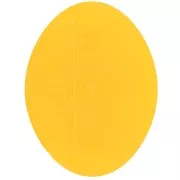 18x13mm Plastic oval setting for cabochon 4120 - transparent Yellow x1