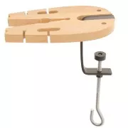 15x10cm Pre-cut wooden dowel with steel vice x1