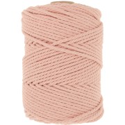3mm Macramé Cotton Cord Spool - Salmon x100m|raw }}