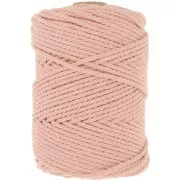 3mm Macramé Cotton Cord Spool - Salmon x100m