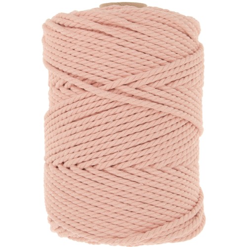 3mm Macramé Cotton Cord Spool - Salmon x100m