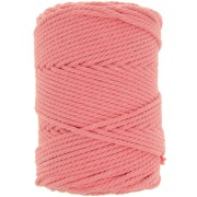 3mm Macrame Cotton Cord Spool - Caramel Pink x100m|raw }}