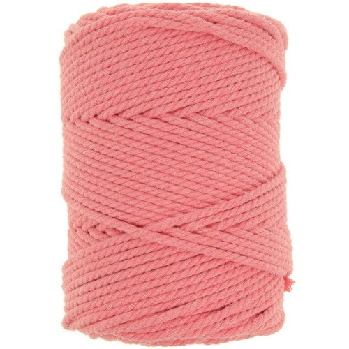 3mm Macrame Cotton Cord Spool - Caramel Pink x100m