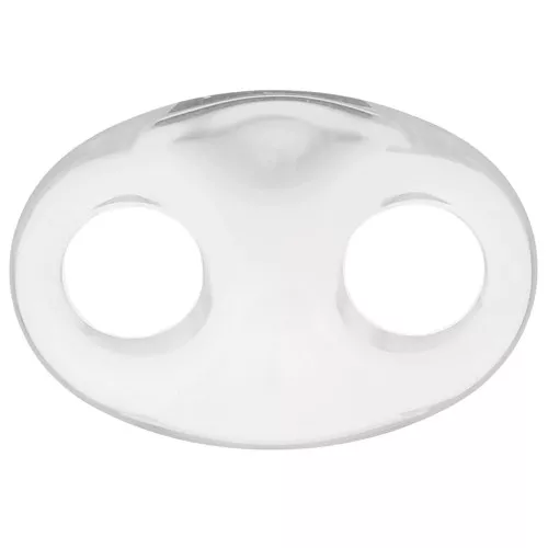 32x23mm Acrylic coffee bean link - Transparent x1