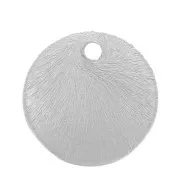 6mm Brushed Effect Round Sequins - Gold Tone x5g approx. 30 pcs.