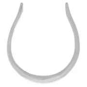 14x12mm 925 Sterling Silver Horseshoe shape pendant x1
