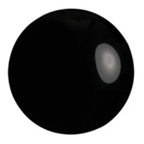 8mm Round glass cabochons by Puca® - Jet x10