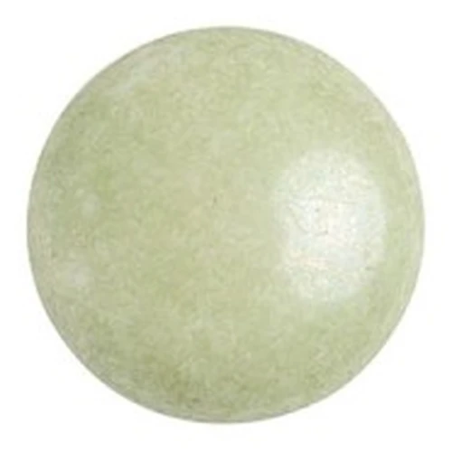 8mm Round glass cabochon by Puca® - Opaque Light Green Ceramic Look x10