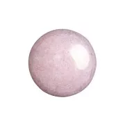 8mm Round glass cabochon by Puca® - Opaque Light Rose Ceramic Look x10