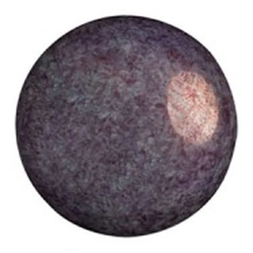 8mm Round glass cabochons by Puca® - Opaque Mix Amethyst Gold Ceramic Look x10