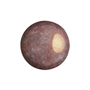 8mm Round glass cabochons by Puca® - Opaque Lilas Ceramic Look x10
