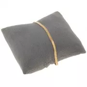 9x8cm Jewelry holder - cushion for bracelets & watches - Suede Grey x1