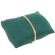 9x8cm Jewelry holder - cushion for bracelets & watches - Suede Green x1