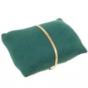 9x8cm Jewelry holder - cushion for bracelets & watches - Suede Green x1