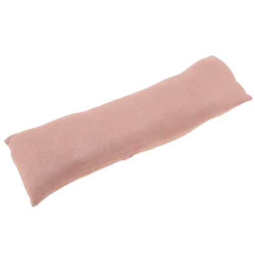 26x9cm Jewelry holder - long cushion for bracelets - Suede Pink x1