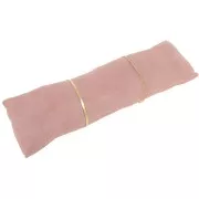 26x9cm Jewelry holder - long cushion for bracelets - Suede Pink x1