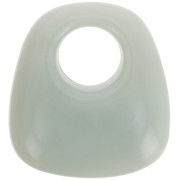 23x21mm Opaque resin trapeze pendant - Marbled Sage Green x1|raw }}