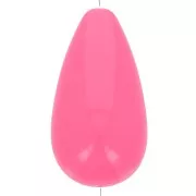 26x14mm Opaque resin bead - Neon Pink x1