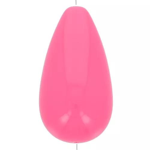 26x14mm Opaque resin bead - Neon Pink x1
