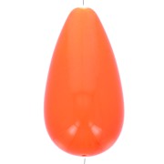 26x14mm Opaque resin bead - Neon Orange x1