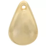 24.5mm acrylic curved flower petals - Gold Tone x4