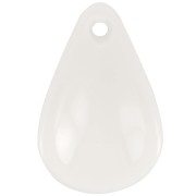 24.5mm acrylic curved flower petals - Cream x6