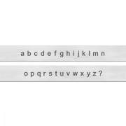 ImpressArt 1.5mm metal stamps - Lowercase Alphabet WITHOUT SERIF x27