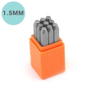 ImpressArt 1.5mm metal stamps - numbers 0 to 8 SERIF FREE x9