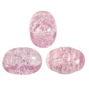 7x5mm Samos® Glass beads by Puca® - New Cracked Light Amethyst x10g|raw }}