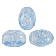 7x5mm Samos® Glass beads by Puca® - New Cracked Light Sapphire x10g|raw }}