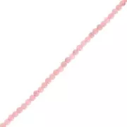 Round beads 2 mm gemstone - Rhodochrosite x39cm
