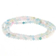 Round beads 2 mm gemstone - Morganite x39cm