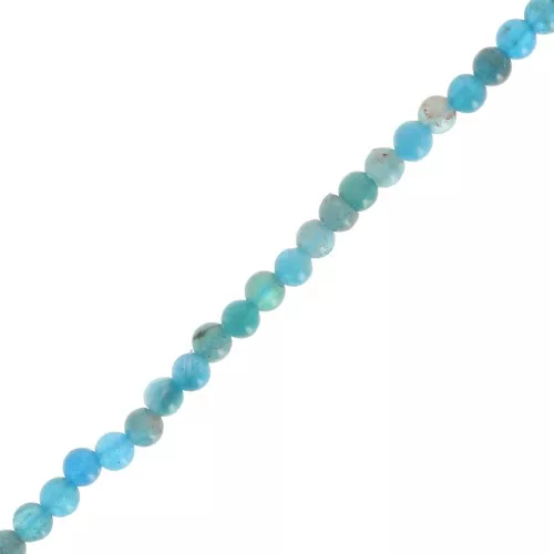 Round beads 3 mm gemstone - Apatite x38cm