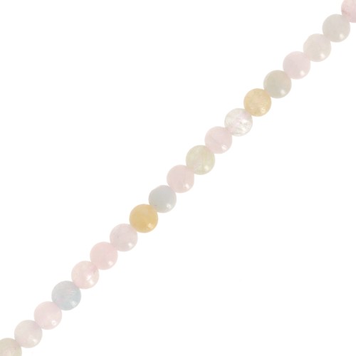 Round beads 3 mm gemstone - Morganite x39cm